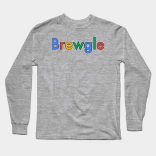 Brew Search Engine (Black Outline) Long Sleeve T-Shirt